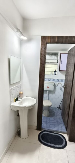 Bathroom in 1 BHK Apartment at Wadgaon Sheri – for Rent