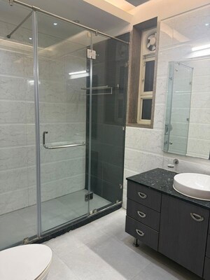 Bathroom in 3 BHK Builder Floor at Defence Colony – for Rent