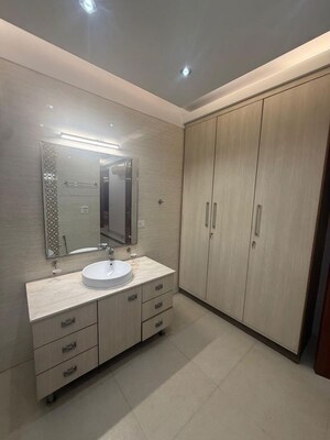 Bathroom in 3 BHK Builder Floor at Defence Colony – for Rent