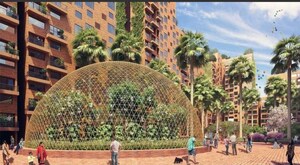 4 BHK Apartment – Garden View at Suraj Oranje Castle, Gomti Nagar - for Rent