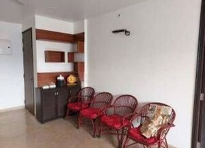 Living Room in 4 BHK Apartment at Suraj Oranje Castle, Gomti Nagar – for Rent