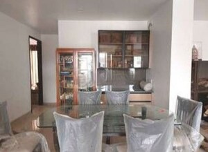 Living Room in 4 BHK Apartment at Suraj Oranje Castle, Gomti Nagar – for Rent