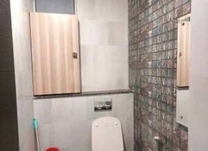 Bathroom in 4 BHK Apartment at Suraj Oranje Castle, Gomti Nagar – for Rent