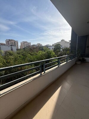 Balcony in 3 BHK Builder Floor at South City 2 – for Rent