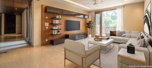 Living Room in 4 BHK Builder Floor at Nizamuddin East – for Sale