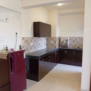 Kitchen in 1 RK Apartment at Purva Silversands, Mundhwa – for Rent