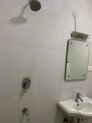 Bathroom in 3 BHK Builder Floor at Malviya Nagar – for Rent