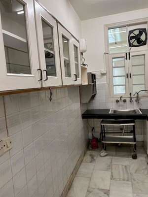 Kitchen in 4 BHK Apartment at Ansal Sushant Apartments, Sushant Lok I – for Rent