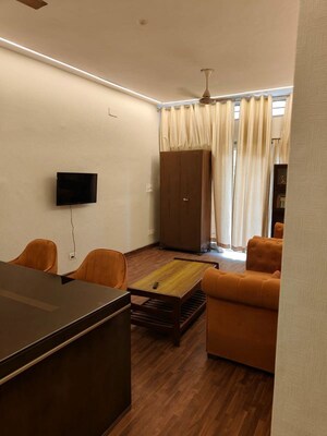 Living Room in 3 BHK Apartment at Dlf Phase I – for Rent