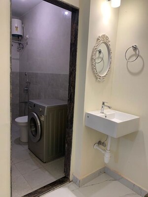 Bathroom in 1 BHK Apartment at Siolim – for Rent