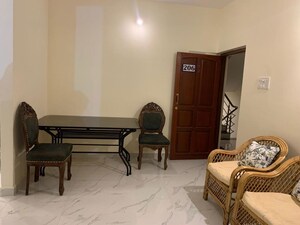 Living Room in 1 BHK Apartment at Siolim – for Rent