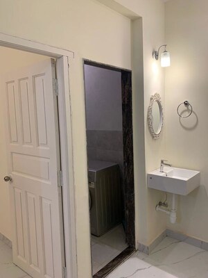 Bathroom in 1 BHK Apartment at Siolim – for Rent