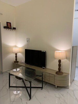 Living Room in 1 BHK Apartment at Siolim – for Rent