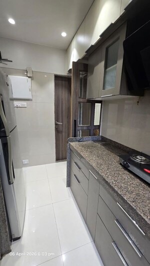 Kitchen in 2 BHK Apartment at Harasiddh Viraaj, Malad East – for Rent