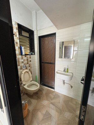 Bathroom in 2 BHK Apartment at Dosti Maitri Gardens, Pokhran Road No Two – for Rent
