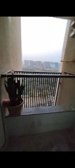 Balcony in 3 BHK Apartment at Basil Skyline, Tragad – for Rent
