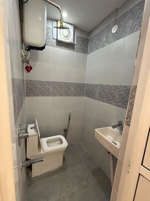 Bathroom in 1 BHK Builder Floor at East Of Kailash – for Rent