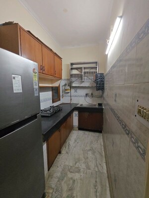 Kitchen in 2 BHK Builder Floor at East Of Kailash – for Rent