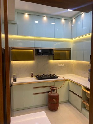 Kitchen in 2.5 BHK Apartment at Prateek Grand City, Siddharth Vihar – for Sale