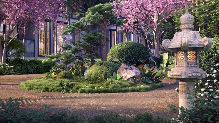 Garden, casagrand-evon 3 Bedroom 2146 Sq.Ft. Apartment In Kompally Hyderabad 10277407