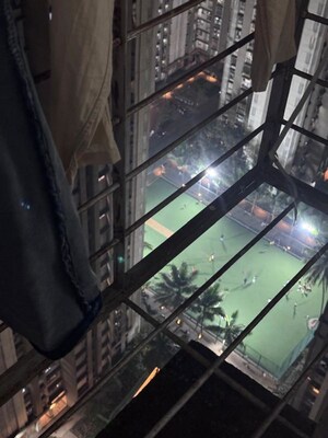 Balcony in 2 BHK Apartment at Lodha Amara, Kolshet Road – for Rent