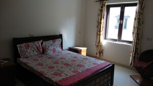 Bedroom in 4 BHK Builder Floor at Anand Niketan – for Rent