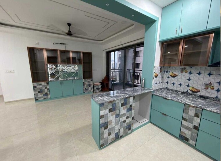 Kitchen, srr-sriram-river-view 3 Bedroom 2055 Sq.Ft. Apartment In Narsingi Hyderabad 10277574