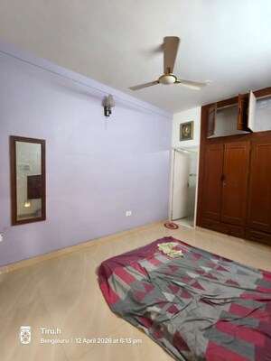 Bedroom in 3 BHK Independent House at Hsr Layout – for Rent