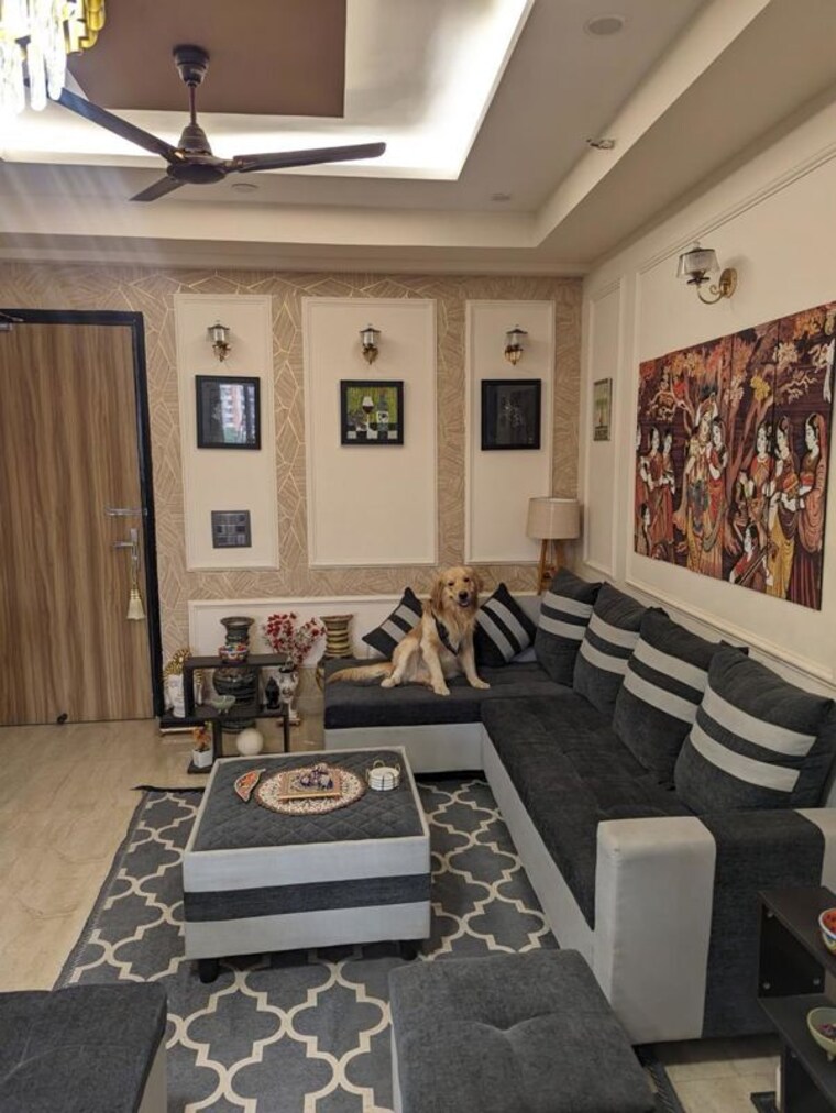 Living Room, indrapuram 2 Bedroom 1300 Sq.Ft. Builder Floor In Indrapuram Ghaziabad 10277622