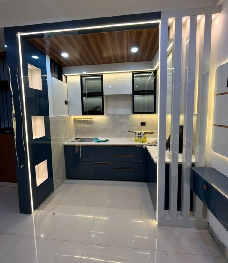 Kitchen, indrapuram 2 Bedroom 900 Sq.Ft. Builder Floor In Indrapuram Ghaziabad 10277627