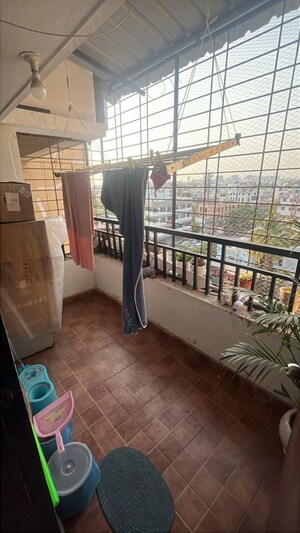 Balcony in 1 BHK Apartment at Atharva Altius Drome, Kharadi – for Rent