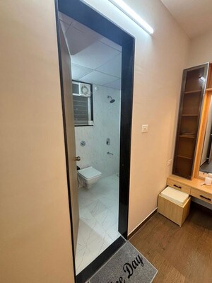 Bathroom in 2 BHK Apartment at Austin Arena, Tathawade – for Rent
