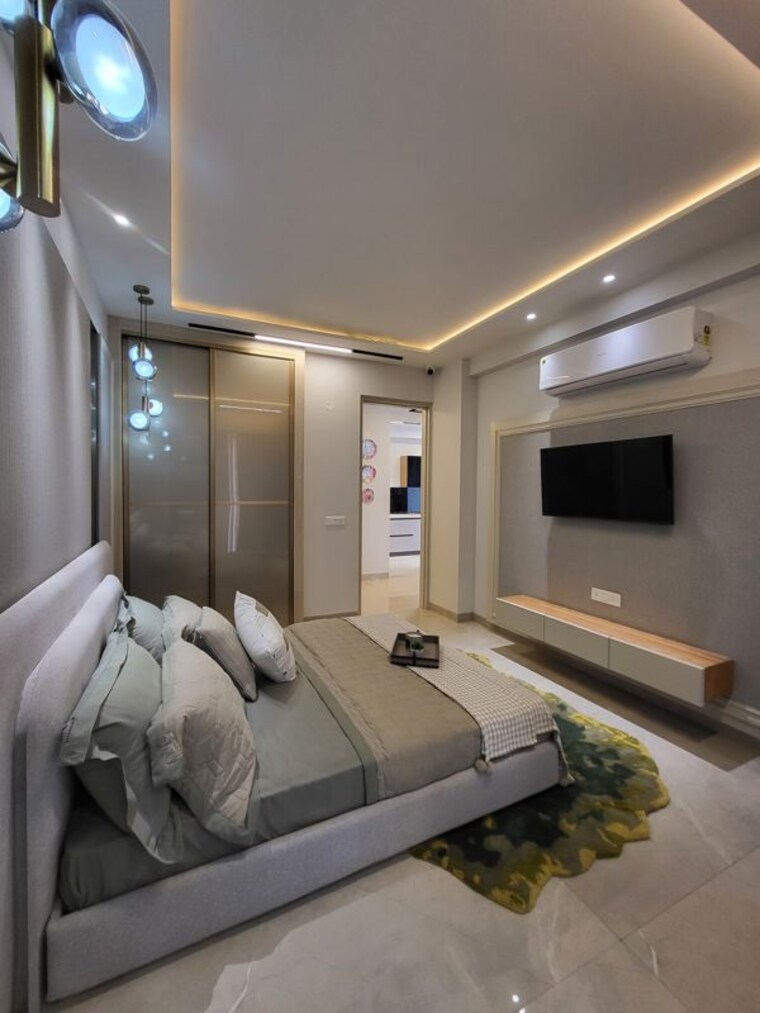 Bedroom, urban-the-zirk 3 Bedroom 1750 Sq.Ft. Apartment In Nabha Zirakpur 10277738