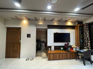 Living Room in 2 BHK Apartment at Seawoods – for Sale