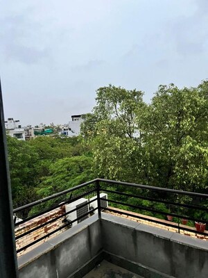 Balcony in 4 BHK Builder Floor at Gulmohar Park – for Rent