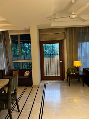 Living Room in 4 BHK Builder Floor at Gulmohar Park – for Rent