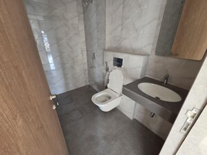 Bathroom in 3 BHK Apartment at Lodha Bellagio, Powai – for Rent