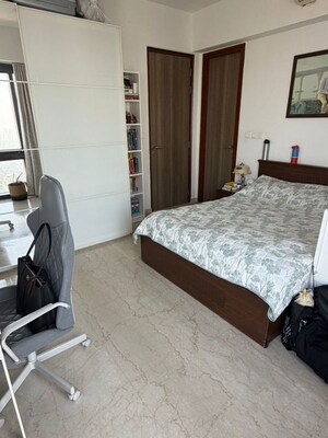 Bedroom in 3 BHK Apartment at Lodha Parkside, Worli – for Rent