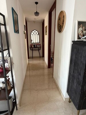 Building Lobby in 3 BHK Apartment at Lodha Parkside, Worli – for Rent