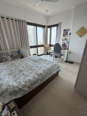 Bedroom in 3 BHK Apartment at Lodha Parkside, Worli – for Rent