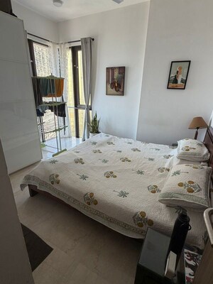 Bedroom in 3 BHK Apartment at Lodha Parkside, Worli – for Rent