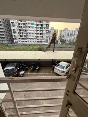 Balcony in 2 BHK Apartment at D A Borade Bhondve Orchid, Ravet – for Rent