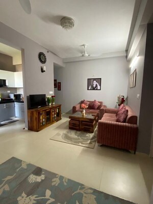 Living Room in 2 BHK Apartment at Supertech Hues, Sector 68 – for Rent