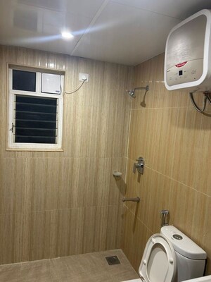 Bathroom in 3 BHK Apartment at Shriram Luxor, Hennur Road – for Rent
