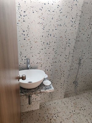 Bathroom in 1 BHK Apartment at Ajanta CHS Kopar Khairane, Kopar Khairane – for Rent