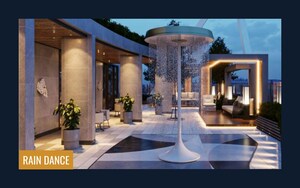 Living Room in 4 BHK Apartment at Elegantea Skyven, Kokapet – for Sale