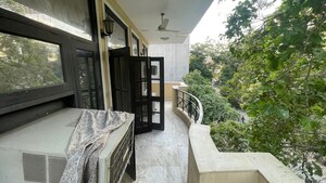 Balcony in 3 BHK Builder Floor at Sushant Lok I – for Rent