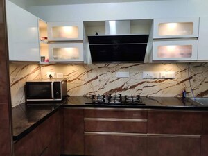 Kitchen in 2 BHK Apartment at Prestige Lakeside Habitat, Varthur – for Rent