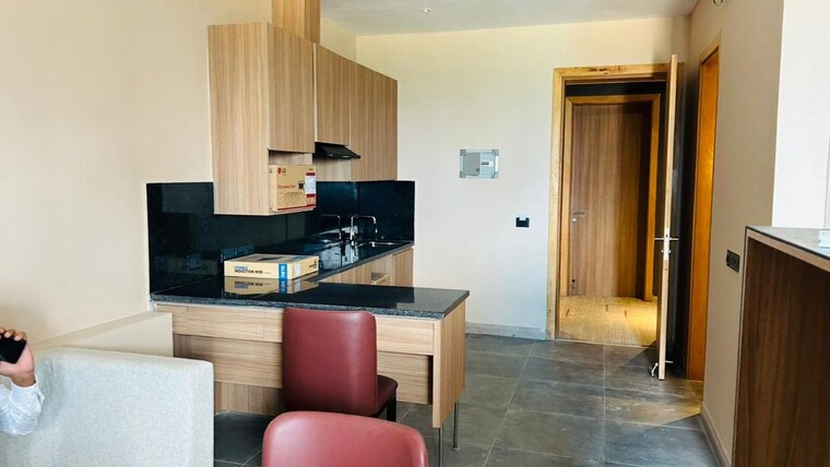 Living Room, paras-square-service-apartments Studio 910 Sq.Ft. Apartment In Sector 63a Gurgaon 10278419