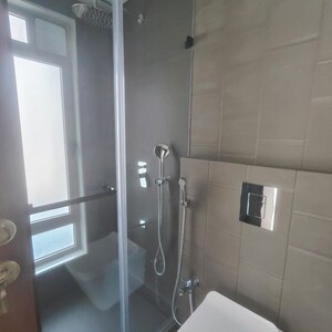 Bathroom in 3 BHK Apartment at Rohan Lifescapes Aquino, Prabhadevi – for Rent